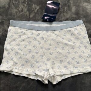 Brandy Melville blue teddy shorts